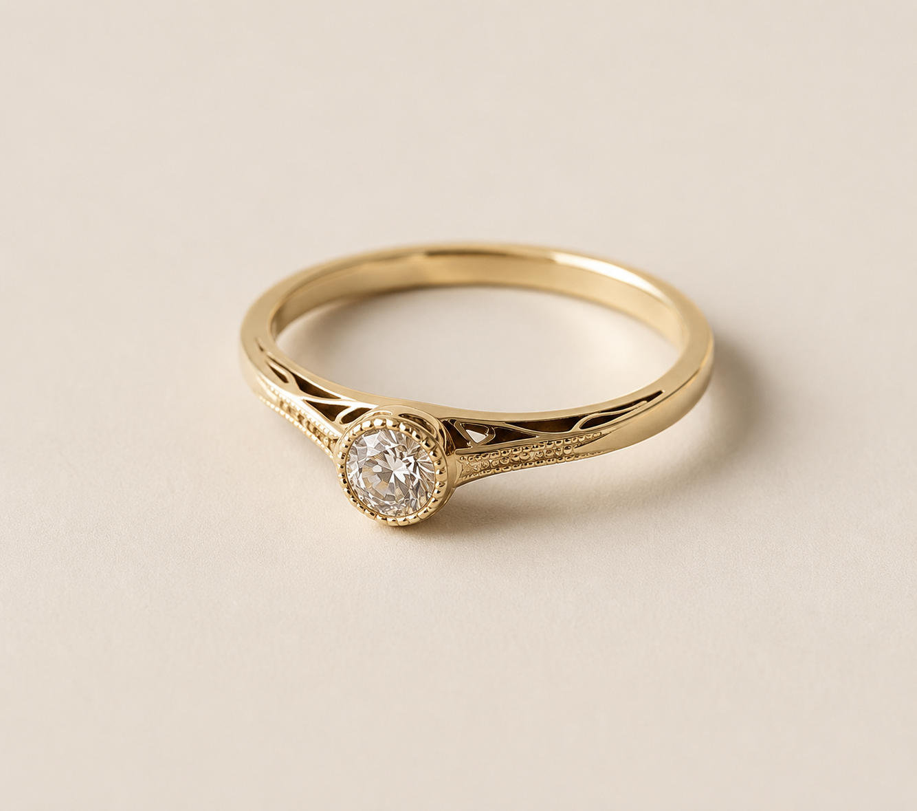 Anillo Oro Brillante